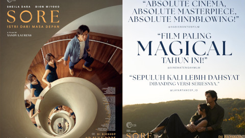 Poster Film Sore dan Komentar Diperkecil